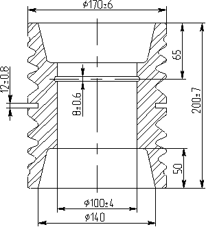 Изолятор ИП 10-100 10 кВ