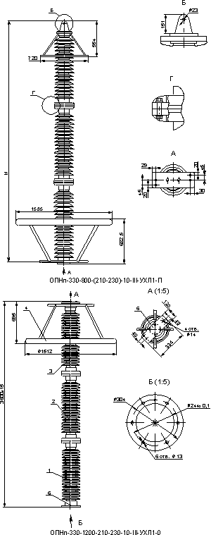 Узлы крепления КГТ-7-1