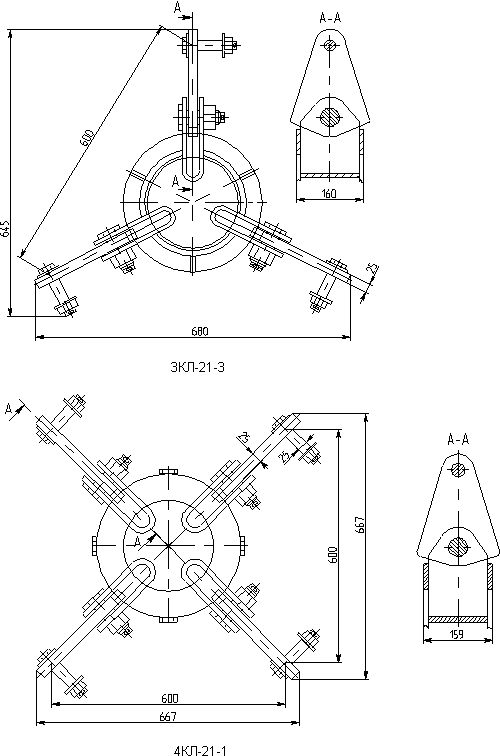 Коромысла лучевые 2КЛ, 3КЛ, 4КЛ, 5КЛ, 8КЛ