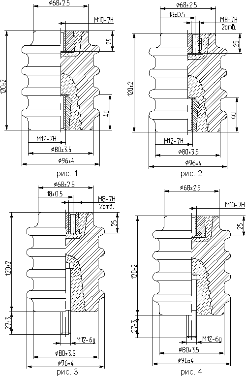 Изоляторы И 4-60 и 4-80