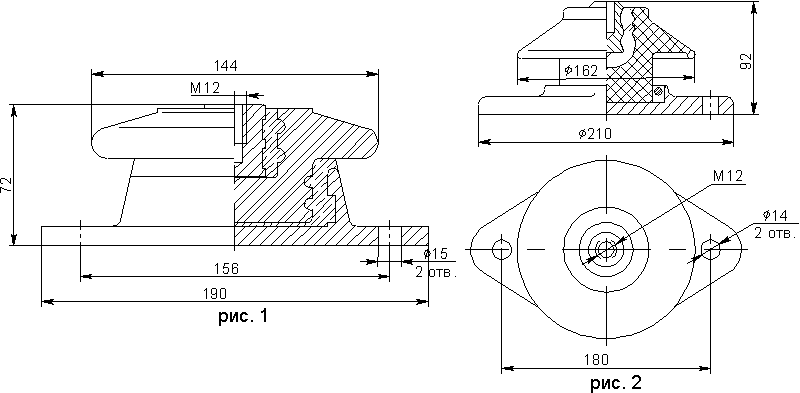 Изоляторы ИОов-1-750 и ИО-3